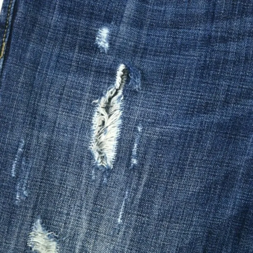 American‎ Eagle Slim Straight Jeans Destroyed Distressed 29 x 30